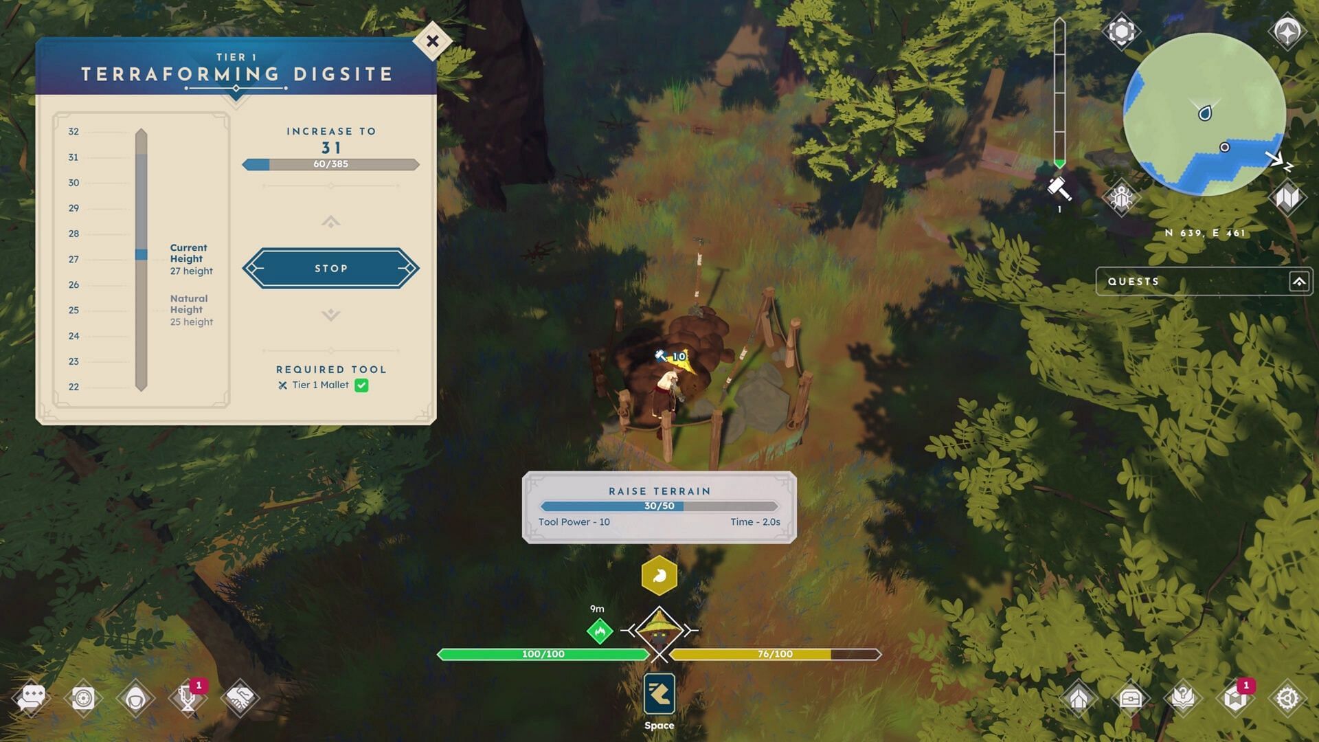 When the devs say players shape the world, they really mean it (Image via Clockwork Laboratories)